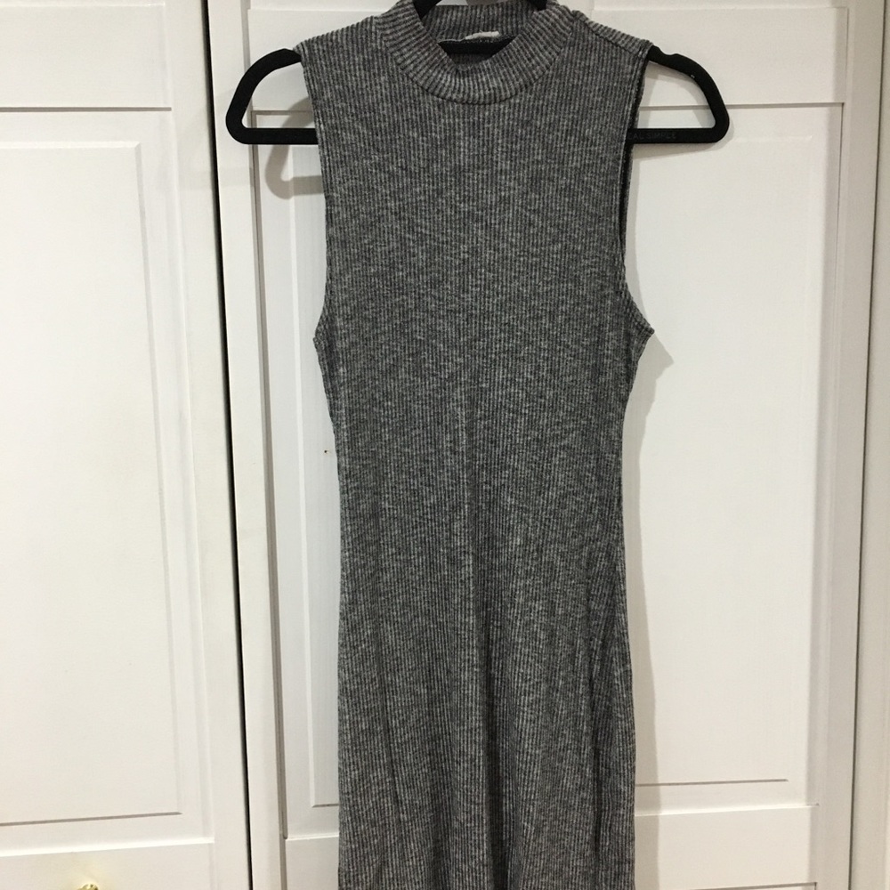 Garage Bodycon Ribbed Dress with Open Back
